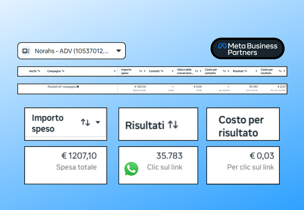 Risultati Meta Ads